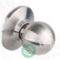 Door Lock Knob Satin Stainless Steel - Dummy Set